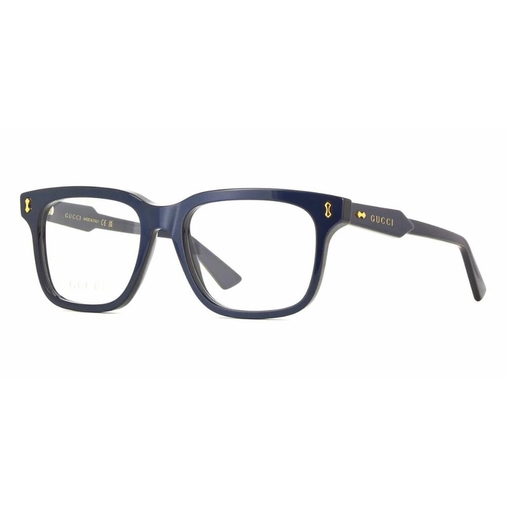 NEW GUCCI EYEGLASSES MEN BLUE EYEWEAR GUCCI GG1265O 005